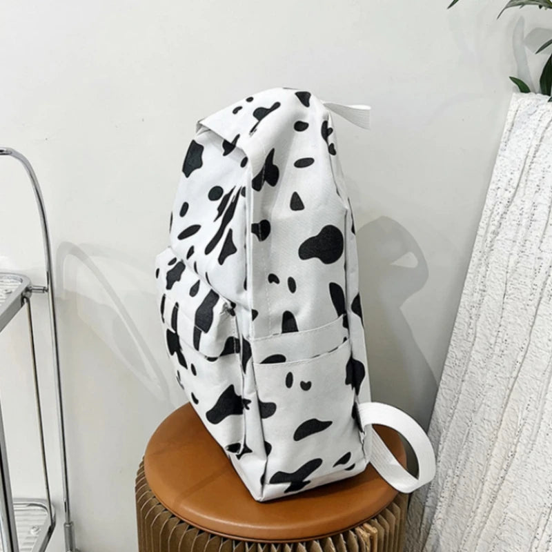 Personalized Harajuku Style Cow Backpack