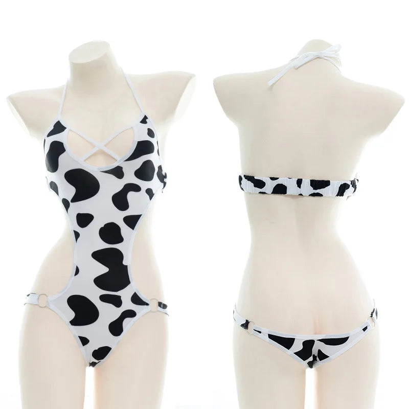 Cow Series Swimsuit Bodysuit Bikini