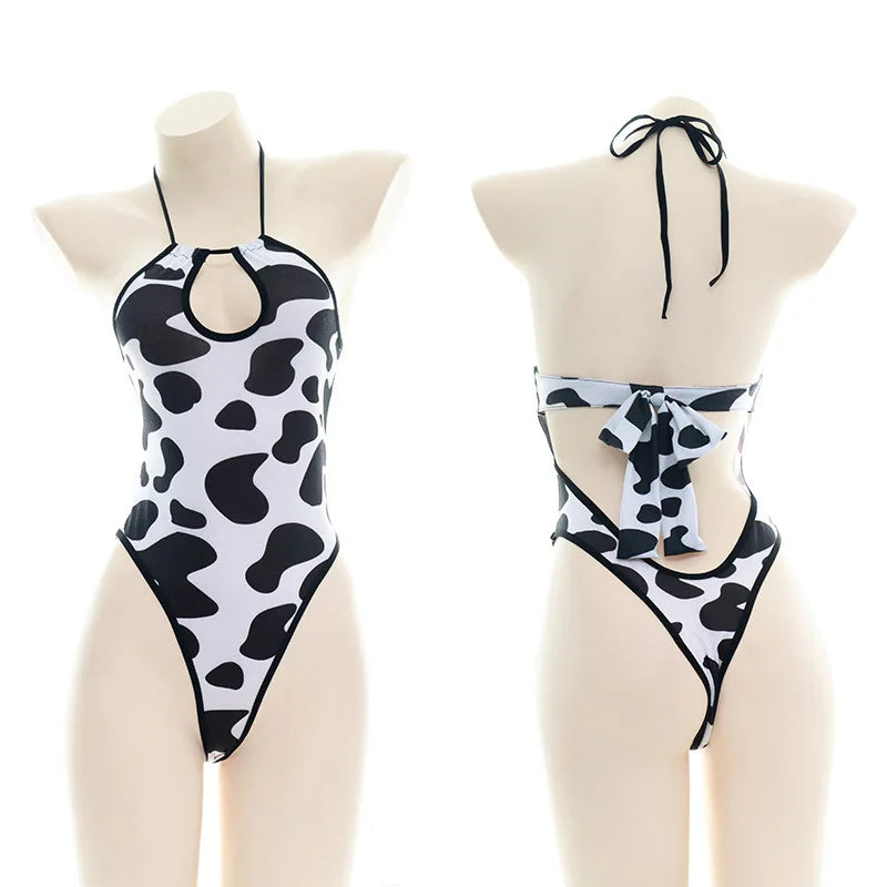 Cow Series Swimsuit Bodysuit Bikini