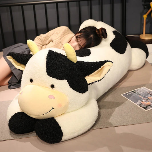 90cm Milk Cow Plush Pillow