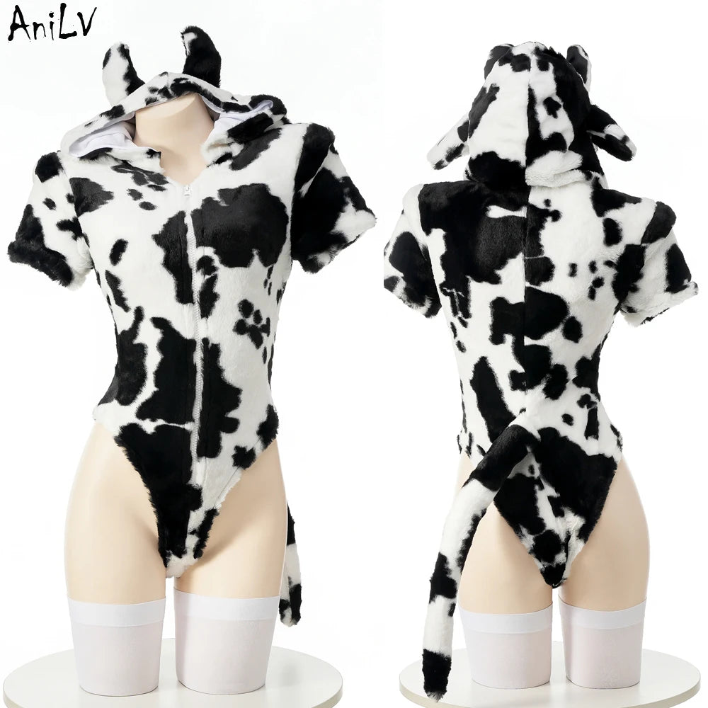 Cow Series Swimsuit Bodysuit Bikini