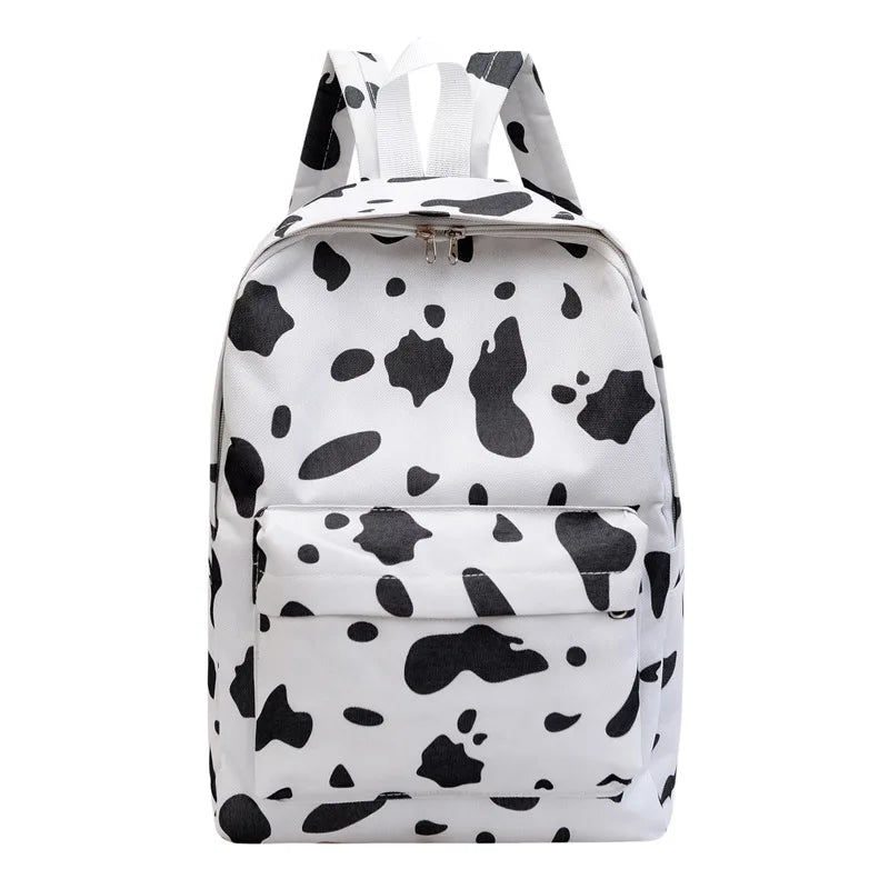 Personalized Harajuku Style Cow Backpack