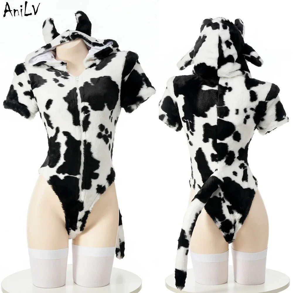 Cow Series Swimsuit Bodysuit Bikini