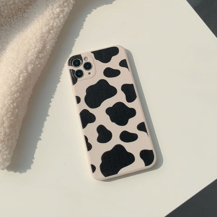 Cow Print Phone Case - iPhone 7-14 Mini to Pro